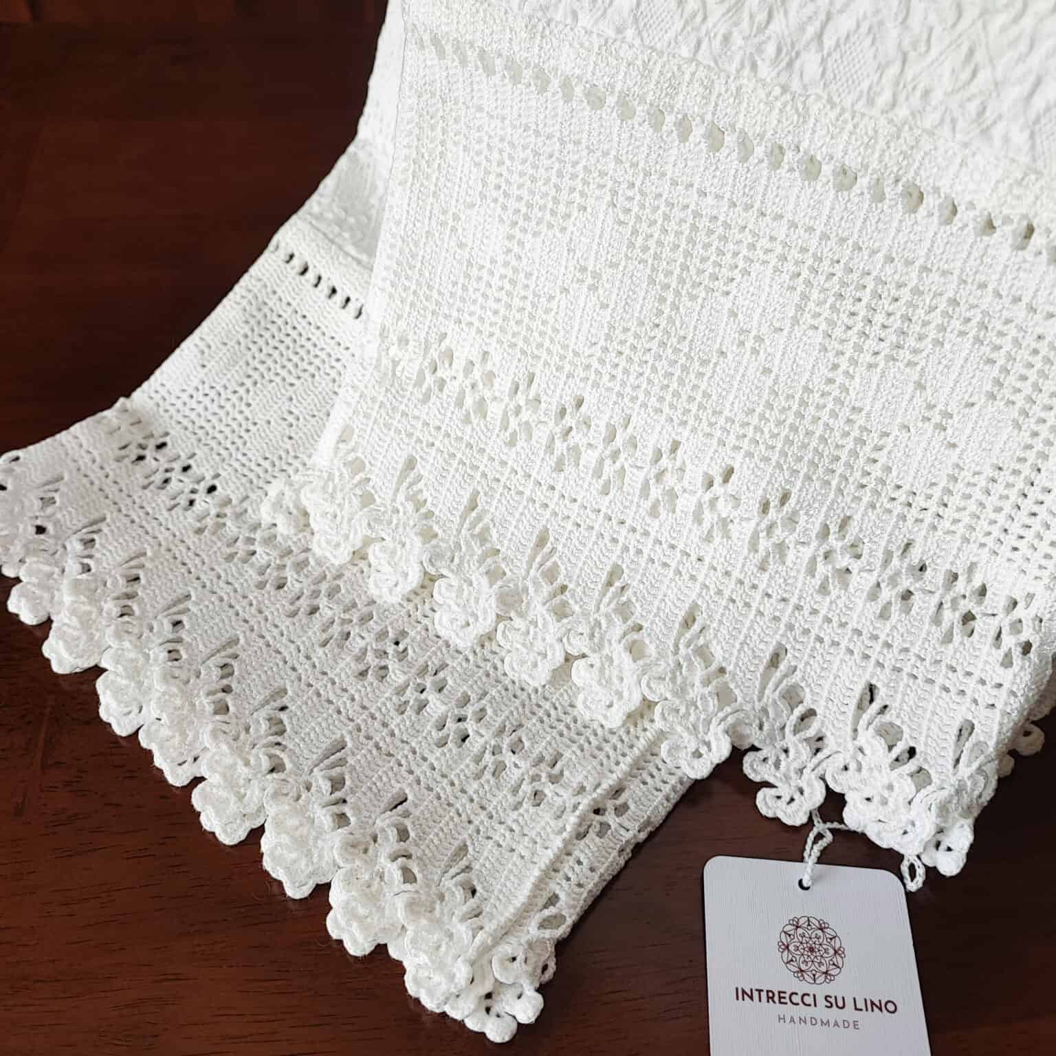 sciarpa all'uncinetto con stile di pizzo di Bruges | Uncinetto Passione